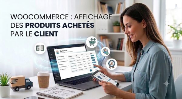 Produits achetés – Compte client Woocommerce