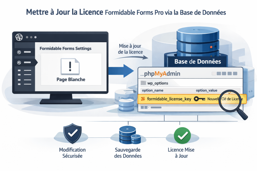 Mettre à jour sa licence Formidable Forms Pro