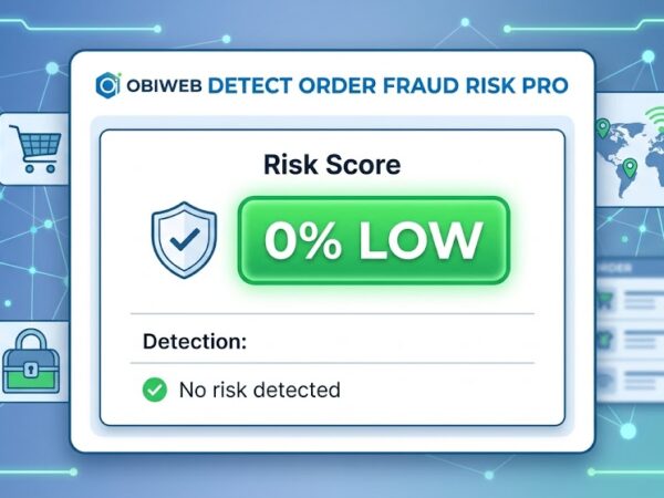 Obiweb Detect Order Fraud Risk - Commande Woocommerce