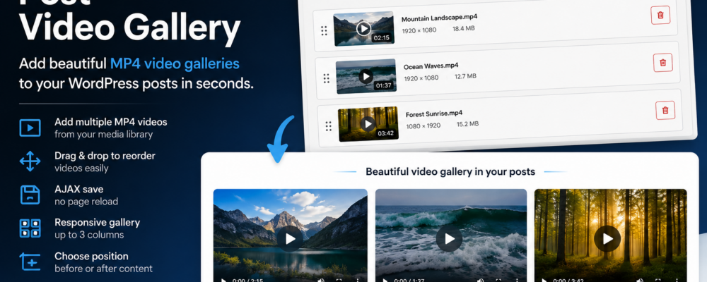 ThemesPress Post Video Gallery