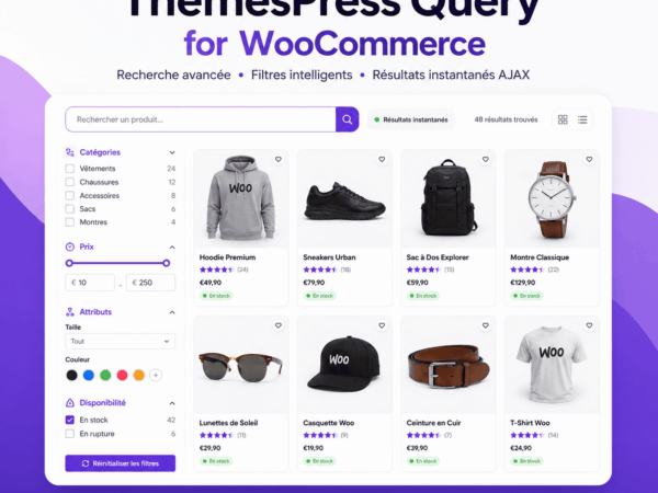 Filtre de recherche avancée Woocommerce