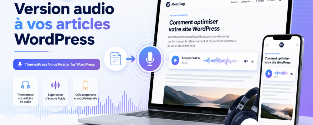 Version audio à vos articles WordPress