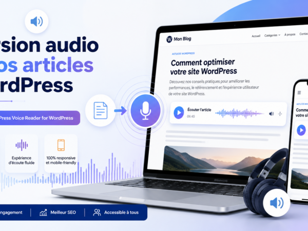 Version audio à vos articles WordPress
