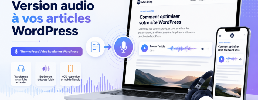 Version audio à vos articles WordPress