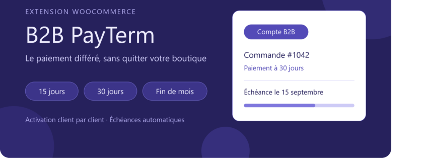 Themespress B2B PayTerm — Le paiement différé sur WooCommerce