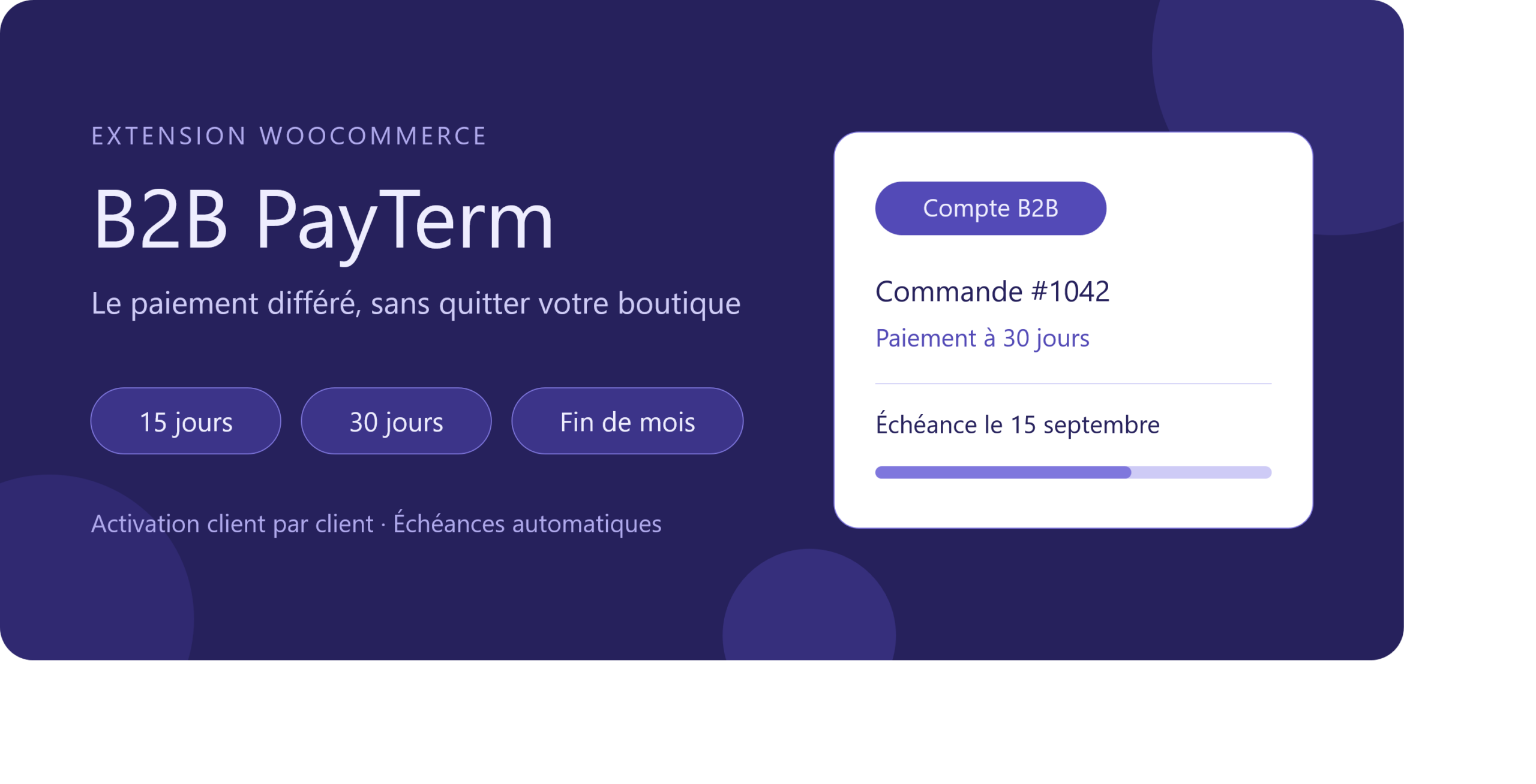 Themespress B2B PayTerm — Le paiement différé sur WooCommerce