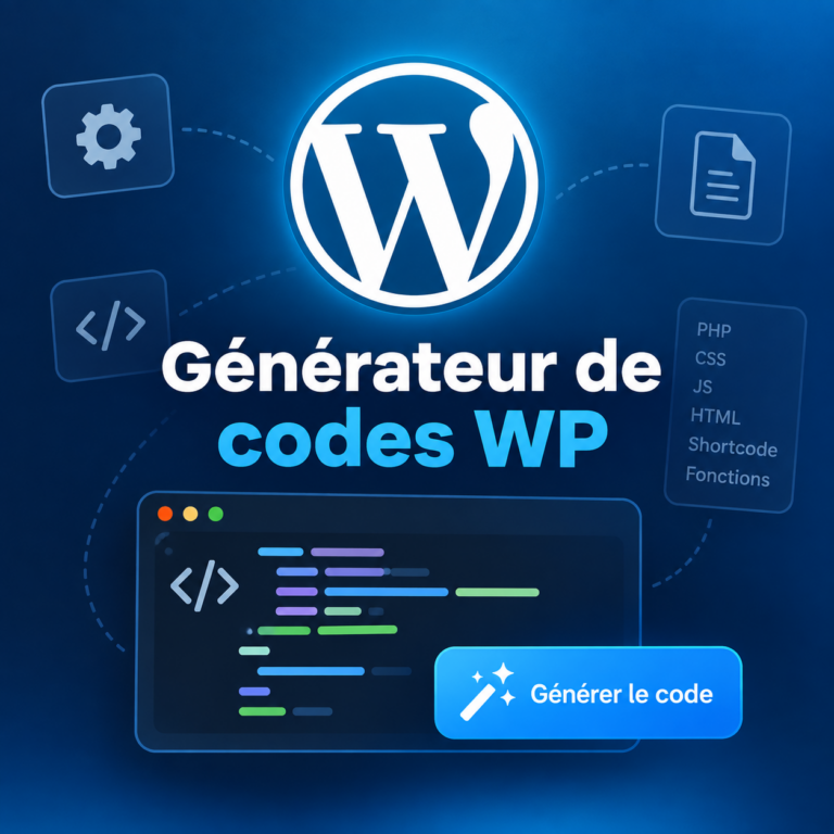 Générateur de codes WP