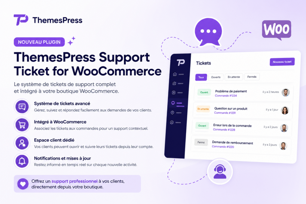 ThemesPress Support Ticket for WooCommerce